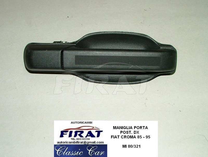 MANIGLIA PORTA + CHIUSURA BAULE FIAT 127 - 128